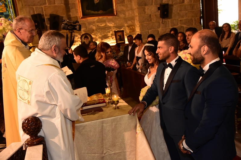 Wedding of Toni Chidiac and Joanna Khoury - Church